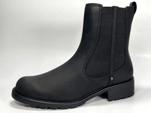 RRP £110 Brand New Clarks Orinoco Club Women's Black Leather Boots Size 6D - Picture 1 of 17