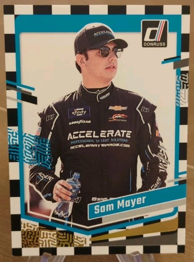 2024 Donruss Checkered Flag 1/1 Sam Mayer - Image 1 of 1