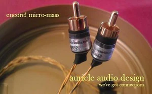 Auricle Audio Design. The "Encore!" Micro-Mass RCA - Picture 1 of 1