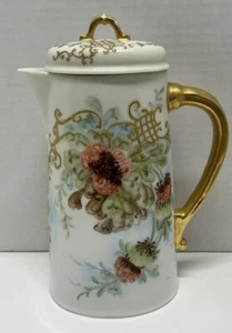 Antigua jarra Charles Haviland CFH GDM Berries Berry 9 1/2" de alto - Imagen 1 de 17