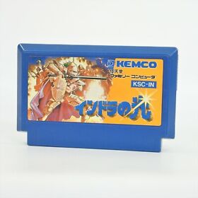 Famicom INDRA NO HIKARI Cartridge Only Nintendo fc
