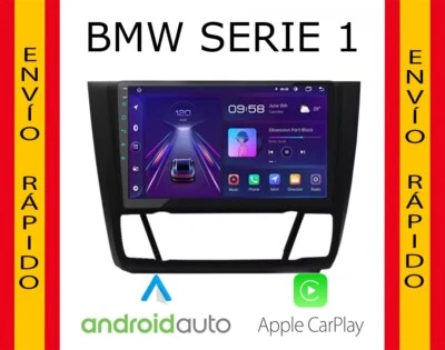 Radio Pantalla Android GPS CARPLAY BT RDS WIFI para BMW serie 1 E87 E81 E82 - Imagen 1 de 4