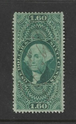 USA Scott # R79 Tiny pin holes XF centering Used Stamp US BOB Revenue Cat $180 - Image 1 of 2