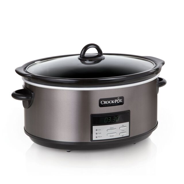 Best Buy: Crock-Pot Countdown 6-Qt. Slow Cooker Stainless SCCPVI600-S