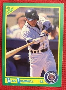 1990 Score #9 ALAN TRAMMELL Detroit Tigers HOF