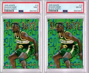1995 Hoops SHAWN KEMP Block Party #10 PSA 9 8 LOT X 2 - Bild 1 von 1