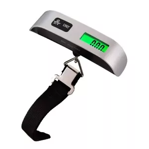 Hand Held Scale Electronic Digital LCD Luggage Scale 50kg 100lb - Picture 1 of 6