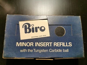Vintage Biro kleiner Einsatz Minen Medium Box mit 50 Neu Old Shop Stock Stifte selten - Bild 1 von 11