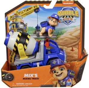 NUEVO CAMIÓN MEZCLADOR PAW PATROL Rubble & Crew y figura de perro juguete de cemento (2023) - Imagen 1 de 5