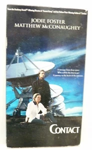 Contact (VHS, 1997) Matthew McConaughey, Jodie Foster - Picture 1 of 1
