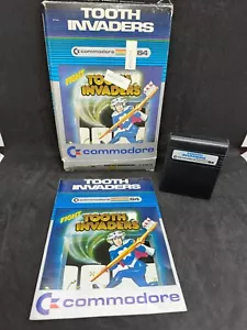 Tooth Invaders (1983) Commodore 64 Good Condition - Complete - Picture 1 of 7