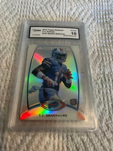 T.J. GRAHAM BILLS 2012 TOPPS PLATIN REFRAKTOR ROOKIE RC # 141 BEWERTET 10 L@@K - Bild 1 von 2