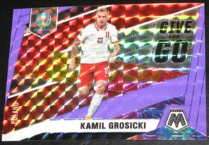 Mosaico Panini 2021 UEFA Euro Kamil Grosicki púrpura floreciente/70 Give & Go - Imagen 1 de 2