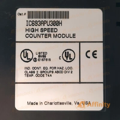 GE Fanuc IC693APU300H Modulo contatore PLC ad alta velocità, ingresso 5/12/24VDC 80kHz-20Hz - Immagine 1 di 4