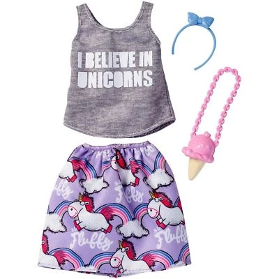 芭比娃娃卑鄙的我独角兽豪华时尚套装套装罕见  — 第 1/3 张图片