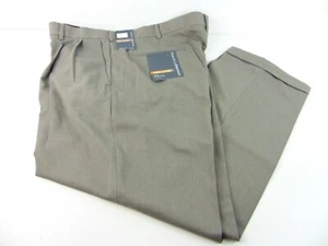Perry Ellis Anchor Portfolio Cuffed Neo Luxe Polyester Slacks Mens 42/30 Nwt - Imagen 1 de 9