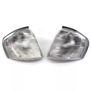 For Mercedes-Benz C-Class W202 1994-2000 2x Clear White Front Indicator Lens - Picture 1 of 9
