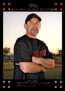 2007 Topps Red Back #605 Bruce Bochy San Francisco Giants