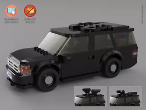 INSTRUCTIONS + STICKERS ONLY - Custom Presidential SUV - Picture 1 of 5