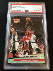 MICHAEL JORDAN ~ 1992 Fleer ULTRA ~ PSA 10 gemas COMO NUEVO - Imagen 1 de 3