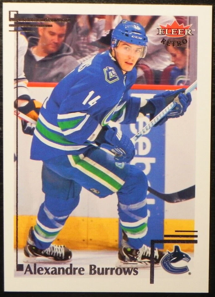 2012-13 12/13 Fleer Retro #8 Alexandre Burrows Vancouver Canucks - Image 1 of 2