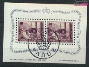 Liechtenstein Bloque 4 usado 1946 exposicion de sellos (9029955 - Imagen 1 de 1