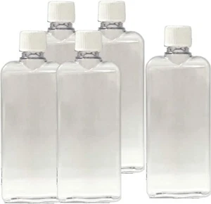 5 x 100ml Plastic Bottles - Ideal for Lotions, Travel & Letterbox Friendly. - Picture 1 of 4