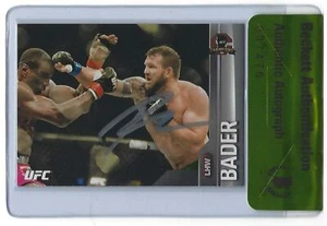 Ryan Bader Signed 2015 Topps UFC Champions Silver Card #50 BAS COA Bellator MMA - Picture 1 of 24