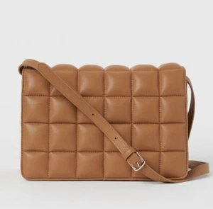H&M Quilted Shoulder Bag Beige Sold Out - Picture 1 of 4