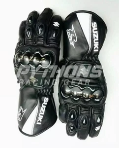 Suzuki Motorrad Motorrad Racing Lederhandschuhe - Bild 1 von 2