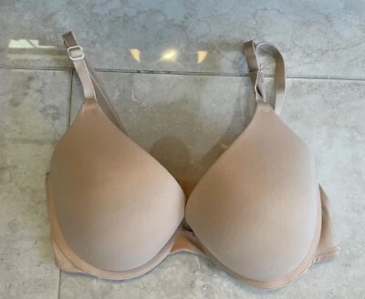 Woman’s Victoria’s Secret Wear Everywear Push Up Under Wire Bra 32 D Beige - Image 1 of 4