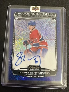 2022-23 Upper Deck OPC Platinum Blue Traxx Rookie Autograph Juraj Slafkovsky - Picture 1 of 3