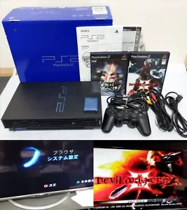 PS2 SCPH-50000 Black NTSC-J (Giappone) con giochi e scheda di memoria e batteria interna nuova - Foto 1 di 24