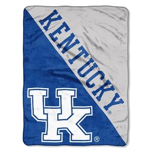 NCAA Kentucky Wildcats Micro Raschel Throw Blanket, 46" x 60" - Picture 1 of 3