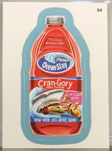 Wacky Packages Series 11 2013 OceanSlay Cran-Gory #54 azul paralelo - Imagen 1 de 2