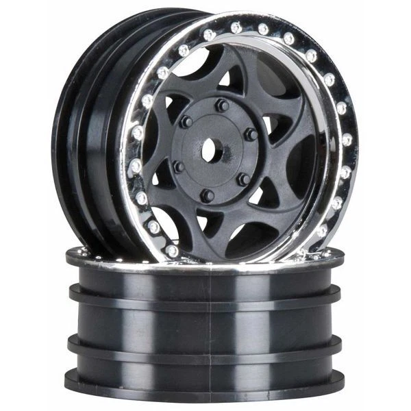 Axial Racing 1/10th Scale 1.9 Walker Evans Racing Wheels Chrome (2) AXIAX08140 - Image 1 of 1