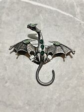 PEWTER GREY MYTHICAL DRAGON NEW BROOCH PIN GOT ANIMAL BROOCHES 7cm Badge