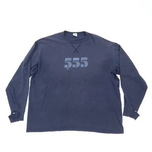 Vintage Thrashed Y2K Triple 5 Soul 555 T-Shirt 2XL XXL Blue Distress Long Sleeve - Picture 1 of 11