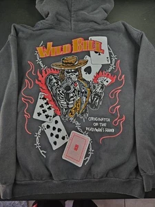 Deadstock Warren Lotas Wild Bill Hoodie, Sz Large (26x29"), Rare, Faded Black - Picture 1 of 9