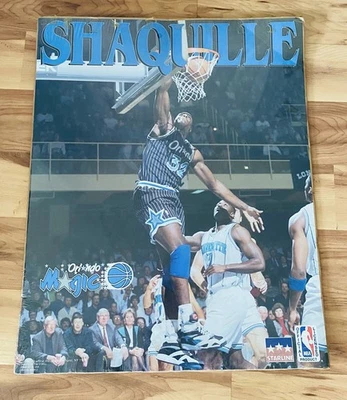 1993 Shaquille O'Neal Rookie Poster Orlando Magic Starline NBA Rare Vintage - Image 1 of 2