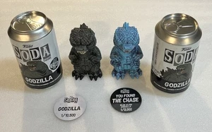 Funko Soda Godzilla Blue Glow Chase 1/2000 & Common geöffnete Dosen - Bild 1 von 3