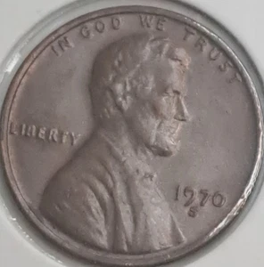 1970-S Large Date Lincoln Cent with DDO on date Mint Error Free Shipping. - Picture 1 of 3