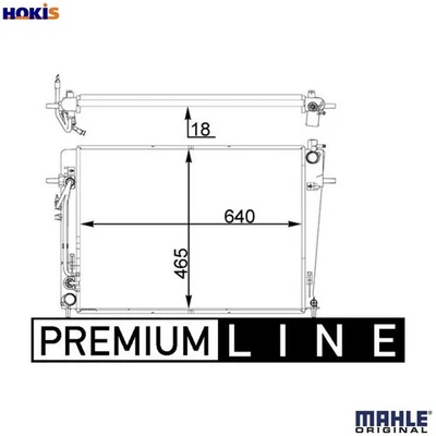 RADIATOR ENGINE COOLING CR 1406 000P FOR KIA SPORTAGE/III/SUV D4HA 2.0L 4cyl - Image 1 of 4