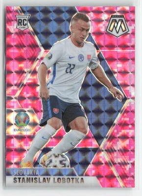 2021 Panini Mosaic UEFA EURO #87 Stanislav Lobotka Mosaic Camo Pink - Image 1 of 2