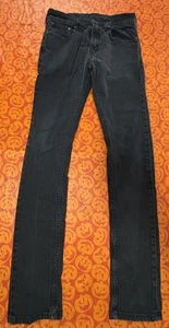 Levi 511 Womens/ Juniors Black Skinny Jeans 32 X 34 - Picture 1 of 5