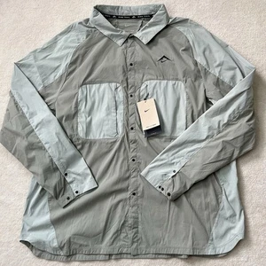Nike Trail Men's XL Dri-FIT ADV UV Running Shirt Jacket Packable Snap Vented - Picture 1 of 6