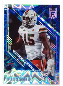 2021 Panini Donruss Elite-Rookies Variations Greg Rousseau #196 Status /275 (RC) - Bild 1 von 1