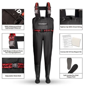 DaddyGoFish Chest Waders mit Aufhänger. herren 9 damen 11 - Bild 1 von 9