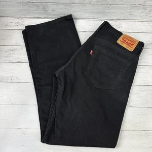 Levis 569 Jeans Mens 32x32 Black Western Cowboy Hip Hop Designer Rockabilly - Picture 1 of 17