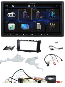 Alpine Bluetooth 2DIN Lenkrad DAB USB Autoradio für Nissan Altima 2013-2018 - Bild 1 von 12